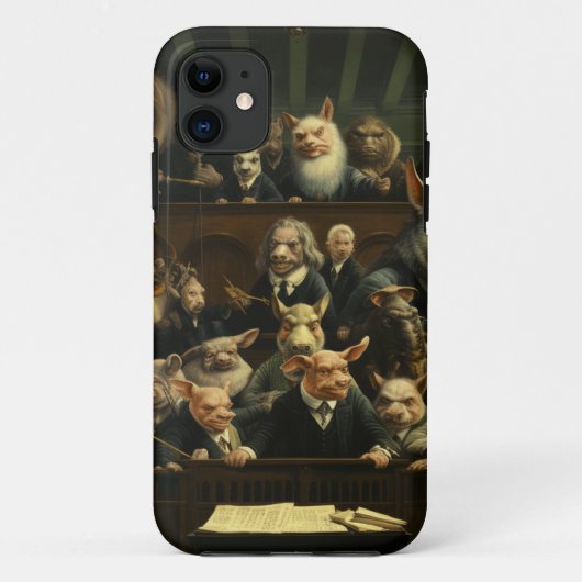 Smartphone Hoesje - dierencongres (Achterkant)