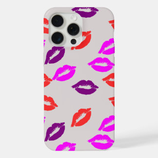 Smartphone hoesje met een kus patroon iPhone 15 pro max case