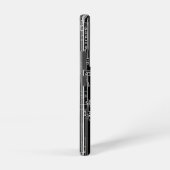 Smartphone Internal Schematic Blueprint Circuit Samsung Galaxy Hoesje (Rechterkant)