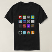 Smartphone Mobile App Cell Phone Costume Halloween T-shirt (Design voorkant)