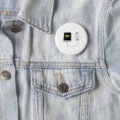 Smartphone-oplading met energiebank ronde button 5,7 cm (In situ)