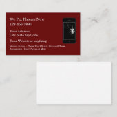 Smartphone Repair Services Modern Visitekaartje (Voorkant / Achterkant)