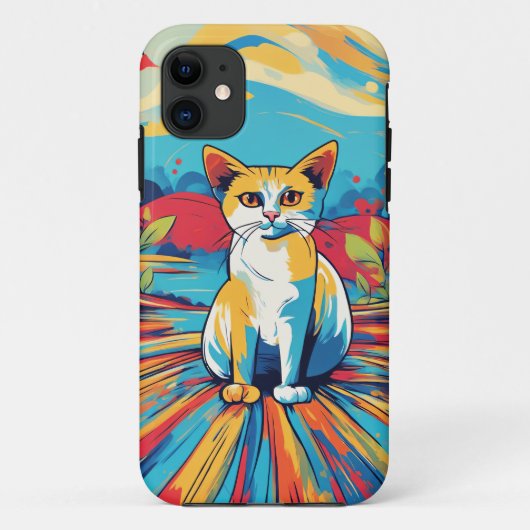 Smartphone Stoer Hoesje, Apple Case-Mate iPhone Case (Achterkant)