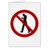 Smartphone Zombies verboden (Voorkant)