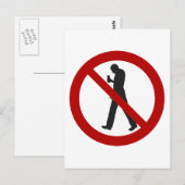 Smartphone Zombies verboden Briefkaart (Voorkant / Achterkant)