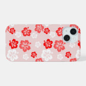 Smartphonehoes met bloemmotief iPhone 15 case (Achterkant horizontaal)