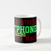 Smartphones Digitale Nood Humor Mok (Voorkant rechts)