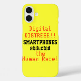 Smartphones ontvoerd door het Human Race Digital F iPhone 16 Plus Hoesje