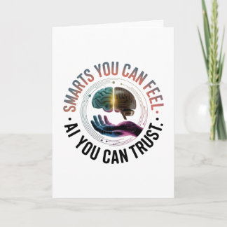 Smarts die je kunt voelen - AI Brain futuristisch  Kaart