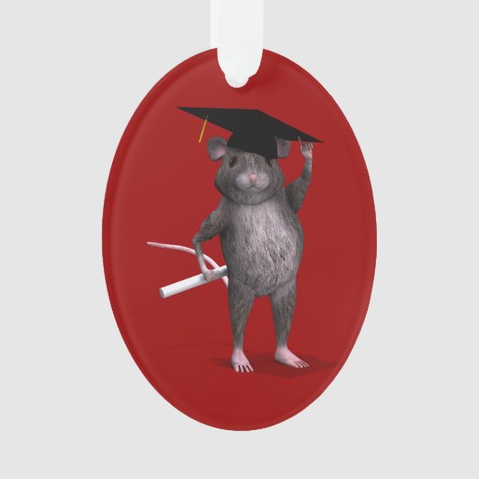 Smartste rat in de stad ornament (voorkant)