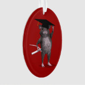 Smartste rat in de stad ornament (voorkant)