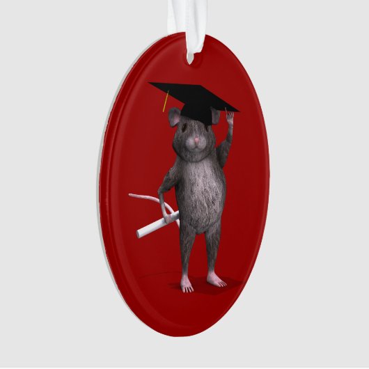Smartste rat in de stad ornament (voorkant)