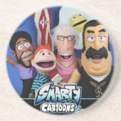 Smarty Cartoon Puppets Onderzetter (Voorkant)