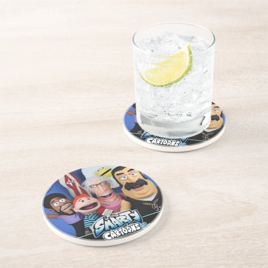 Smarty Cartoon Puppets Onderzetter (Zijkant)