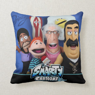 Smarty Cartoons poppenkop Kussen