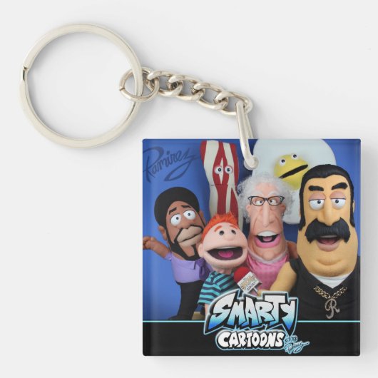 Smarty Cartoons poppensleutelketen Sleutelhanger (Voorkant)