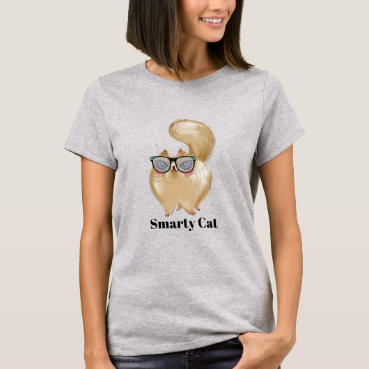 Smarty Cat T-shirt (Voorkant)