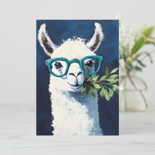 Smarty Llama Chic Aankondiging (Staand voorkant)
