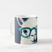 Smarty Llama Chic Koffiemok (Voorkant links)