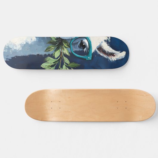 Smarty Llama Chic Persoonlijk Skateboard (Horizontaal)