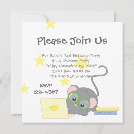 Smarty Mouse Kaart (Voorkant)