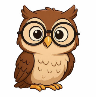 Smarty owl staand fotobeeldje 