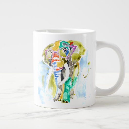 Smarty-Pants Elephant Grote Koffiekop (Rechts)