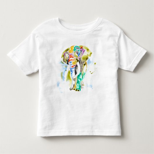 Smarty-Pants Elephant Kinder Shirts (Voorkant)