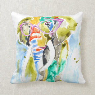 Smarty-Pants Elephant Kussen
