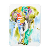 Smarty-Pants Elephant Magneet (Verticaal)