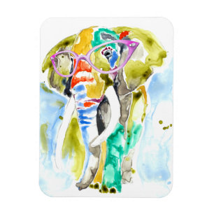 Smarty-Pants Elephant Magneet
