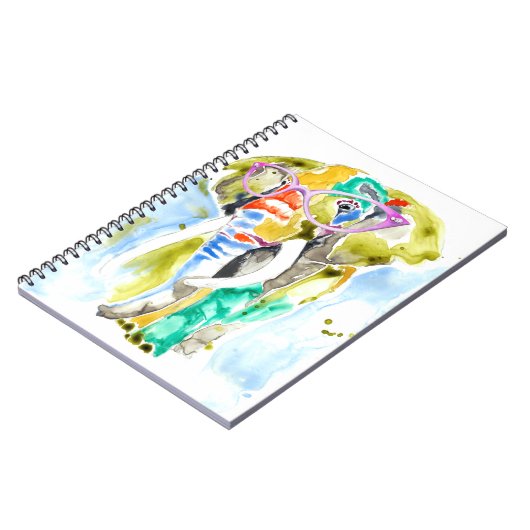 Smarty-Pants Elephant Notitieboek (Linkerzijde)