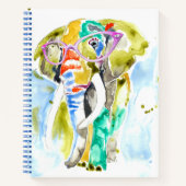 Smarty-Pants Elephant Notitieboek (Voorkant)