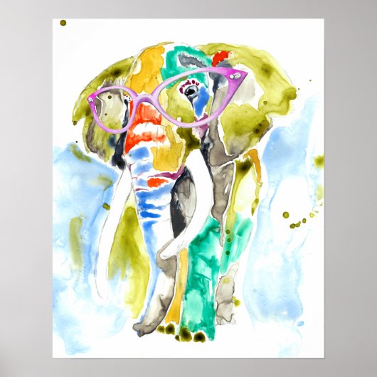 Smarty-Pants Elephant Poster (Voorkant)