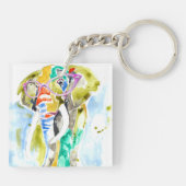 Smarty-Pants Elephant Sleutelhanger (Achterkant)