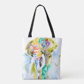 Smarty-Pants Elephant Tote Bag (Achterkant)