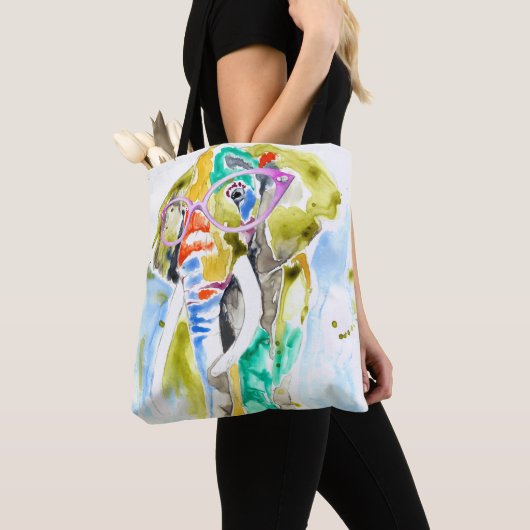 Smarty-Pants Elephant Tote Bag (Dichtbij)