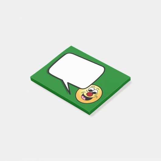 Smarty Pants Face Grumpey Post-it® Notes (Schuin)