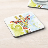 Smarty-Pants Giraffe Bier Onderzetter (Linkerzijde)