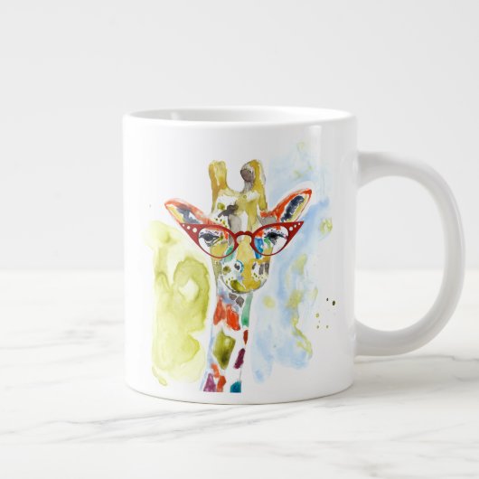 Smarty-Pants Giraffe Grote Koffiekop (Rechts)