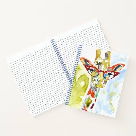 Smarty-Pants Giraffe Notitieboek (Binnen)