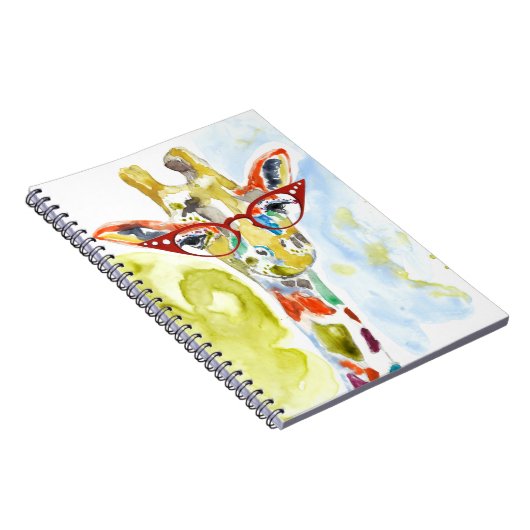 Smarty-Pants Giraffe Notitieboek (Rechterzijde)