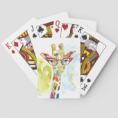 Smarty-Pants Giraffe Pokerkaarten (Achterkant)