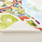 Smarty-Pants Giraffe Sherpa Deken (3/4)