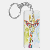Smarty-Pants Giraffe Sleutelhanger (Voorkant Links)