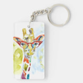 Smarty-Pants Giraffe Sleutelhanger (achterkant)