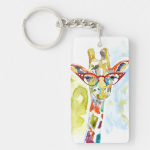 Smarty-Pants Giraffe Sleutelhanger