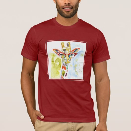 Smarty-Pants Giraffe T-shirt (Voorkant)