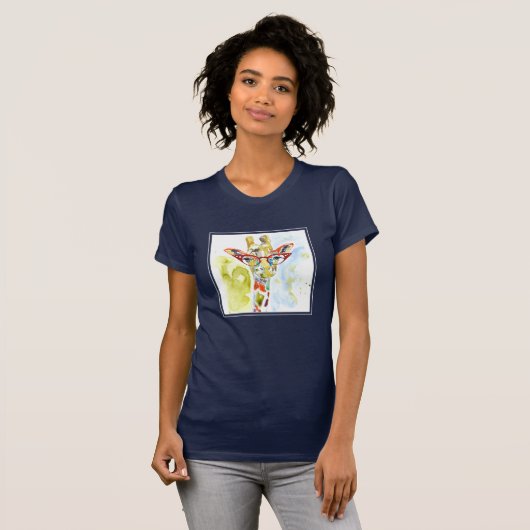 Smarty-Pants Giraffe T-shirt (Voorkant volledig)