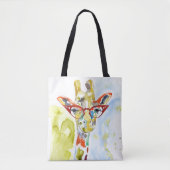 Smarty-Pants Giraffe Tote Bag (Voorkant)
